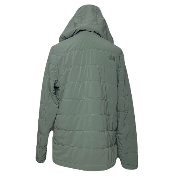 The North Face Mountain Sweatshirt Full Zip Hoodie Green Women's Large - Picture 3 of 5